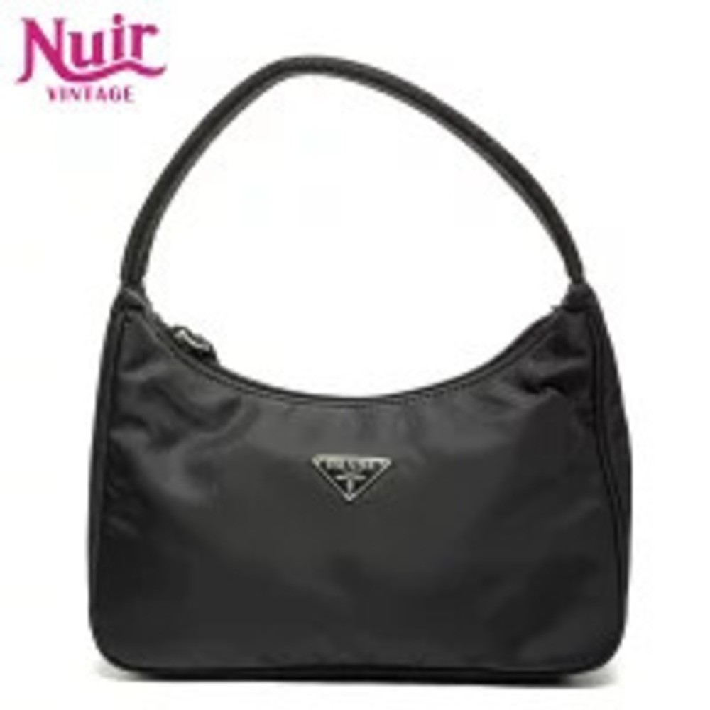 Prada Hobo Handbag Black